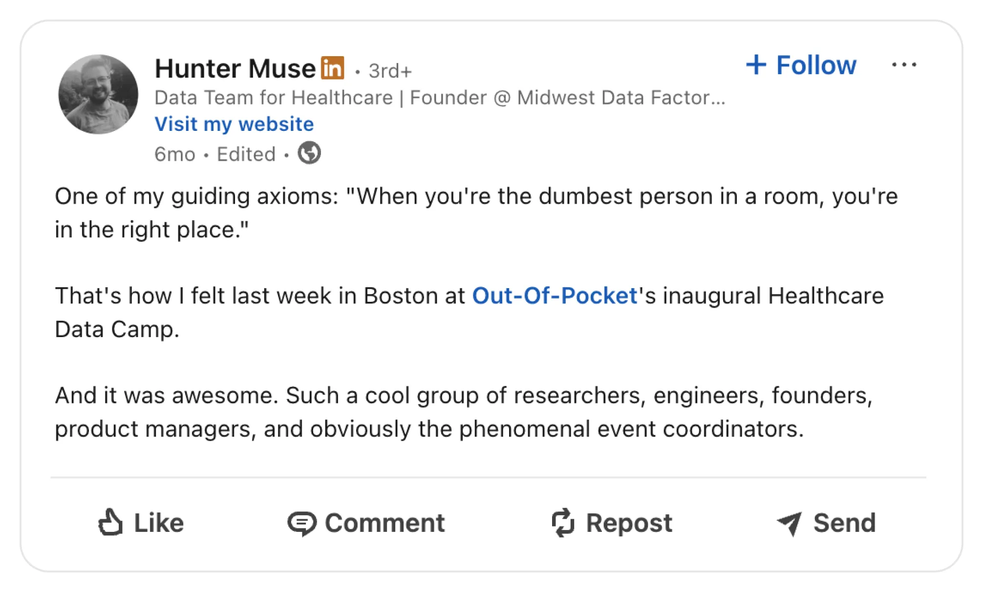 Linkedin Testimonial