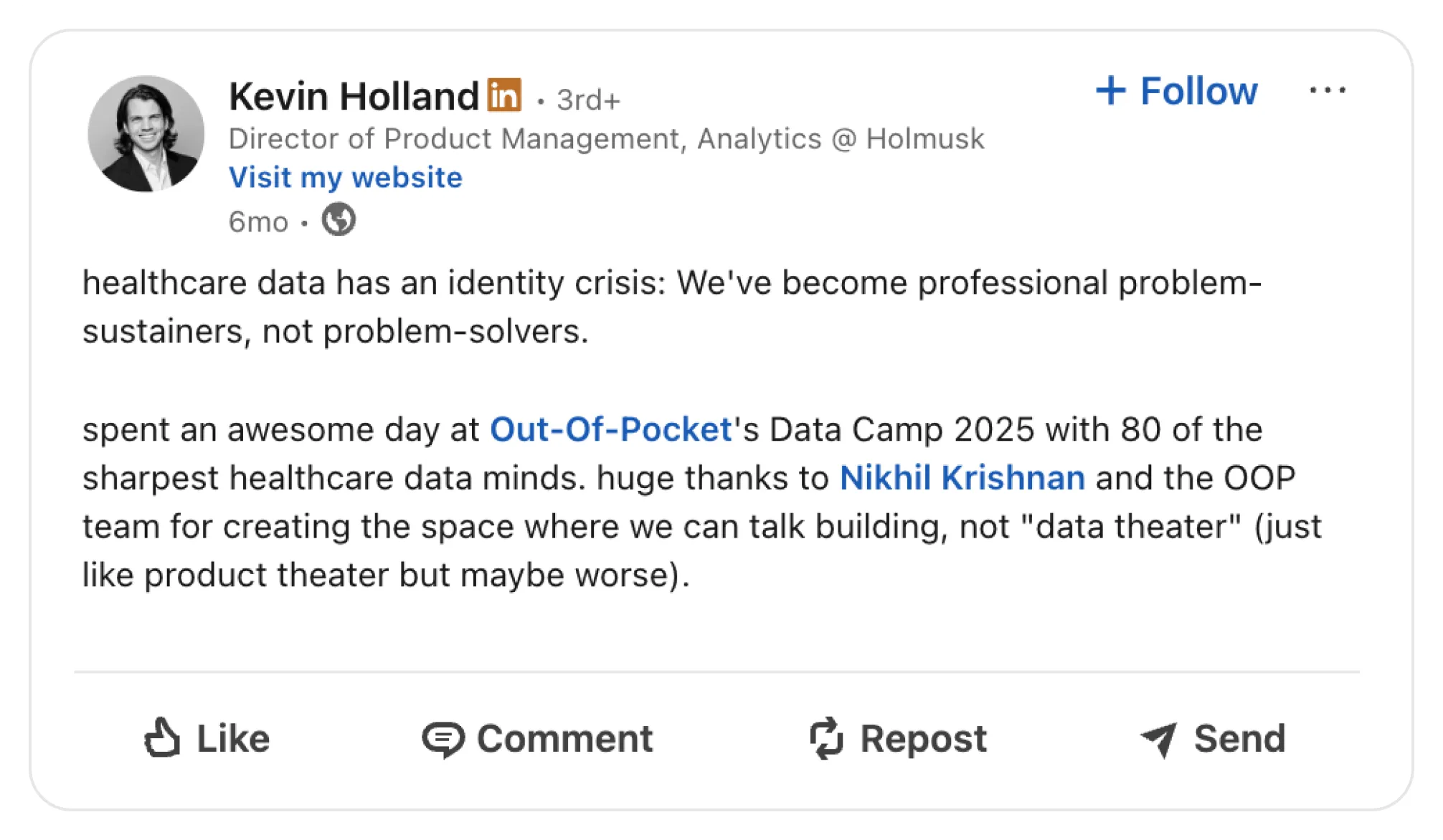 Linkedin Testimonial