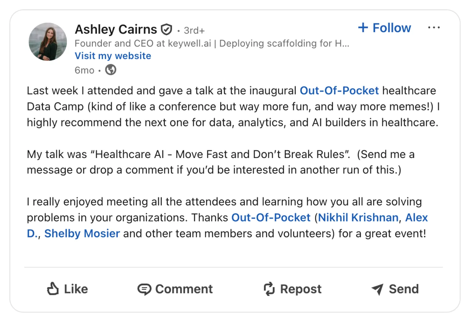 Linkedin Testimonial