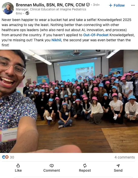 Linkedin Testimonial