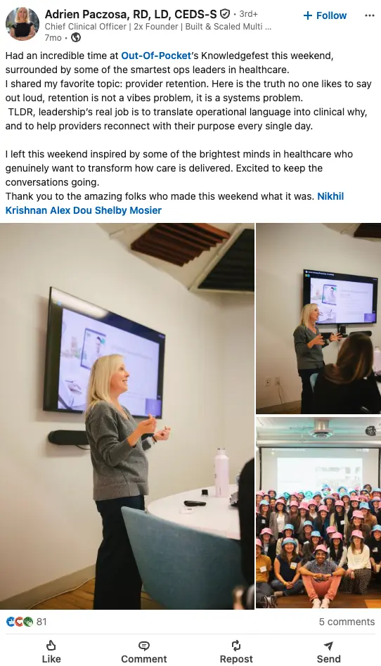 Linkedin Testimonial
