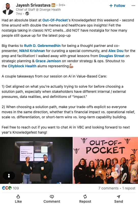 Linkedin Testimonial