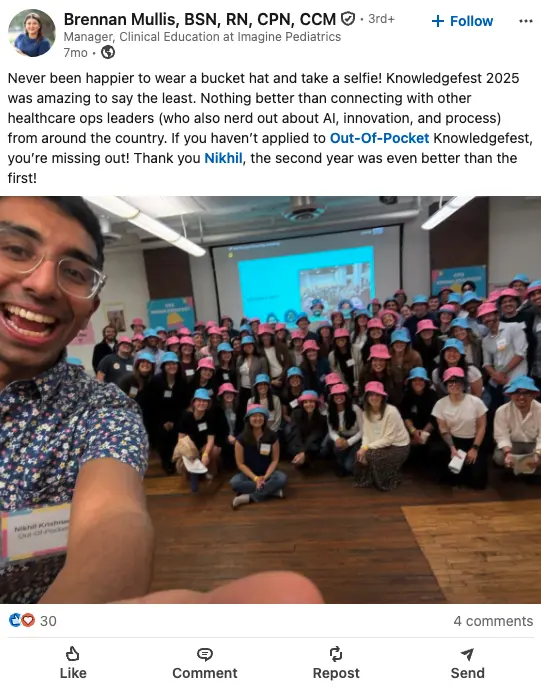 Linkedin Testimonial