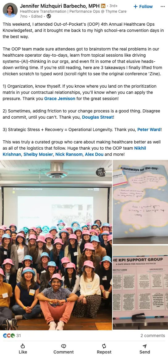 Linkedin Testimonial