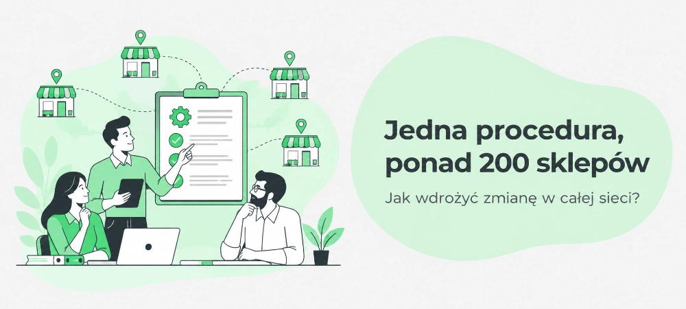 Jedna procedura, ponad 200 sklepów. Jak zapewnić spójne wdrożenie w całej sieci sklepów?