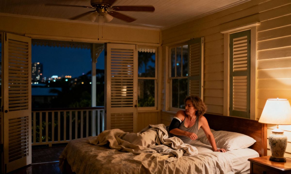 qld woman struggling to sleep at night