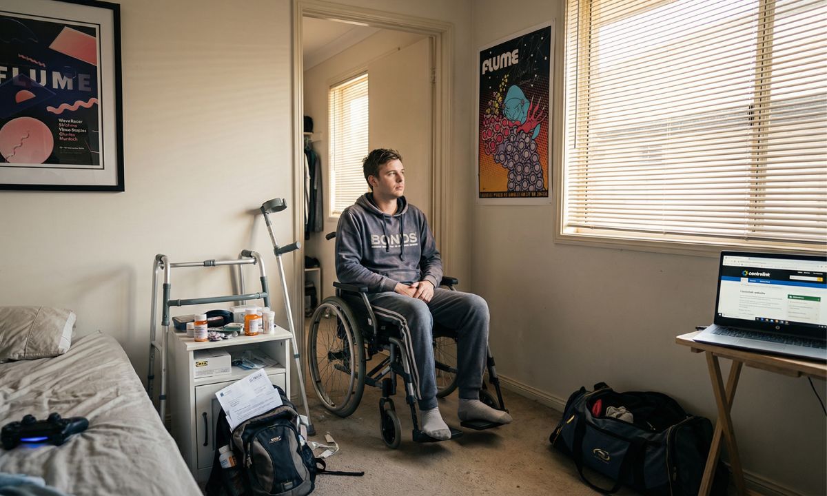 seriously injured young male