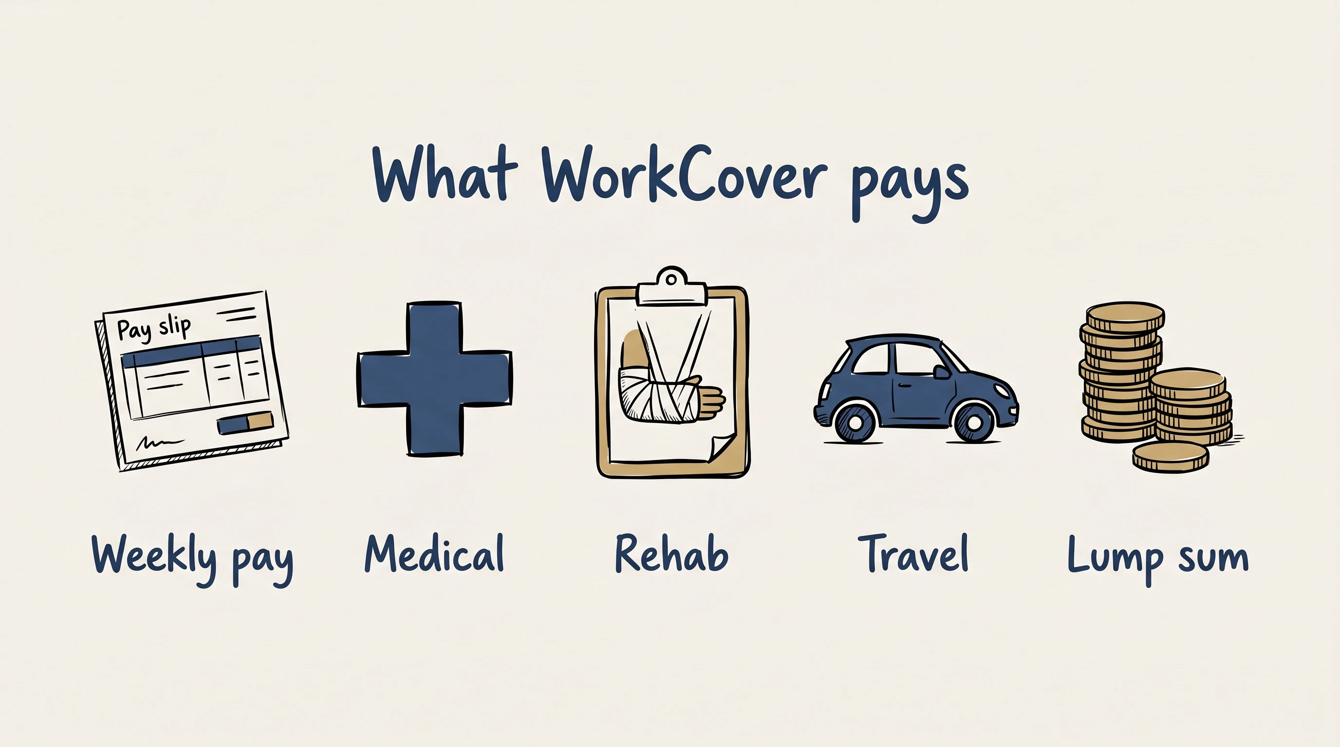 The five things WorkCover pays