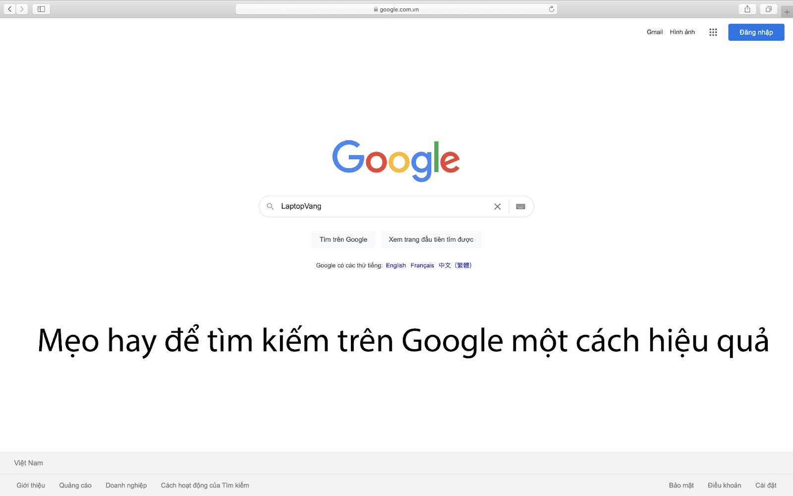 Mẹo search Google hiệu quả