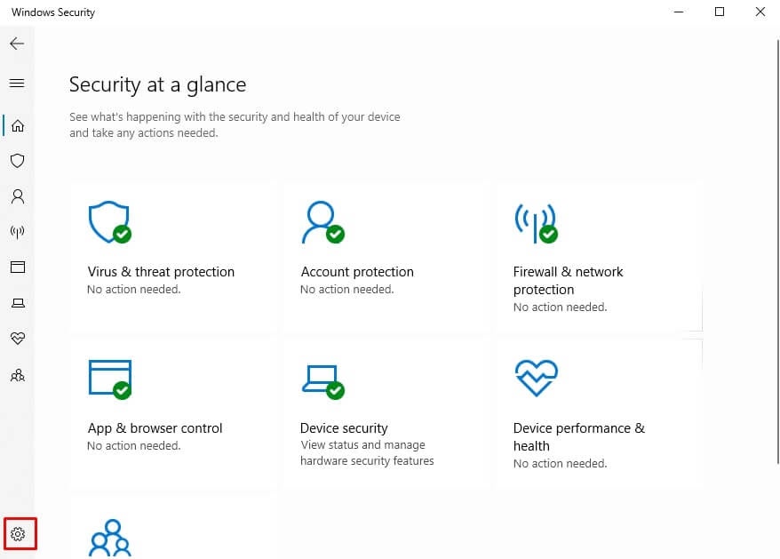 tắt chương trình diệt virus win 10