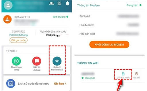 truy cập wifi