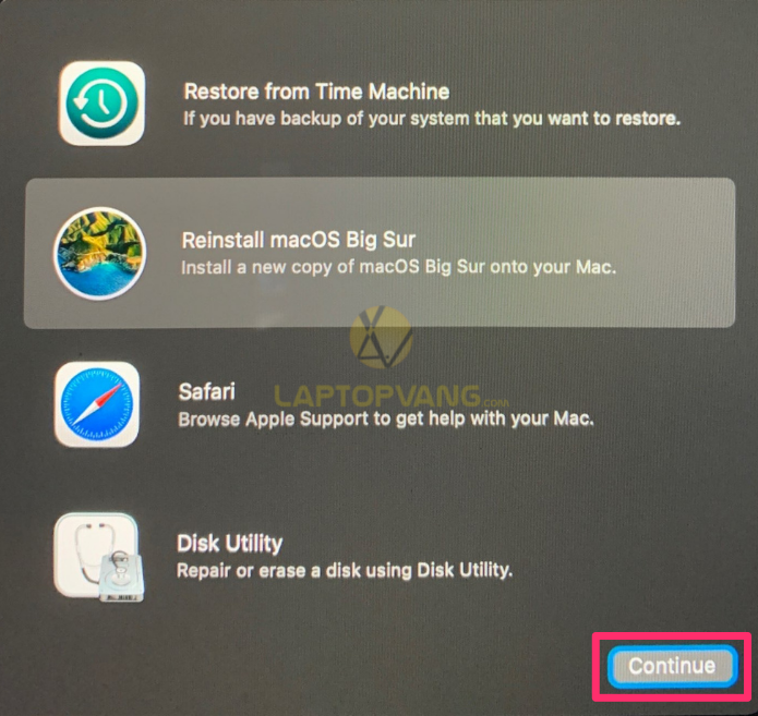 Hướng dẫn reset MacBook bằng Recovery