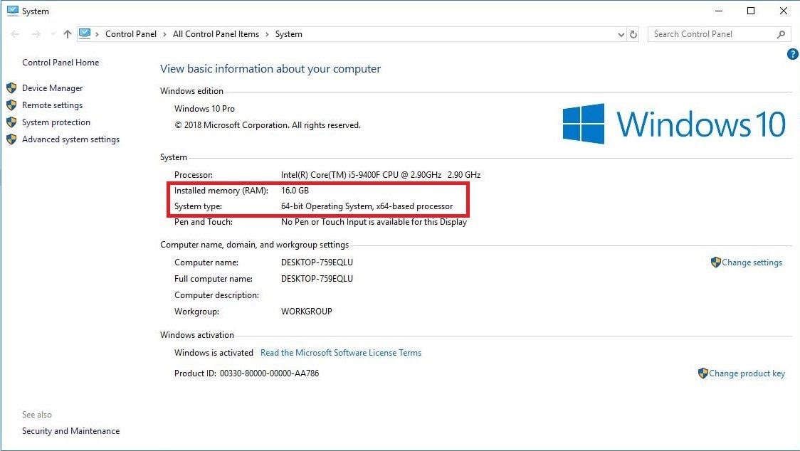 tăng ram ảo win 10