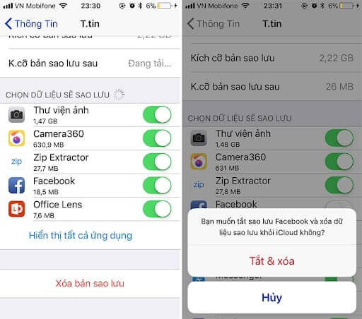 dung lượng icloud đầy phải làm sao