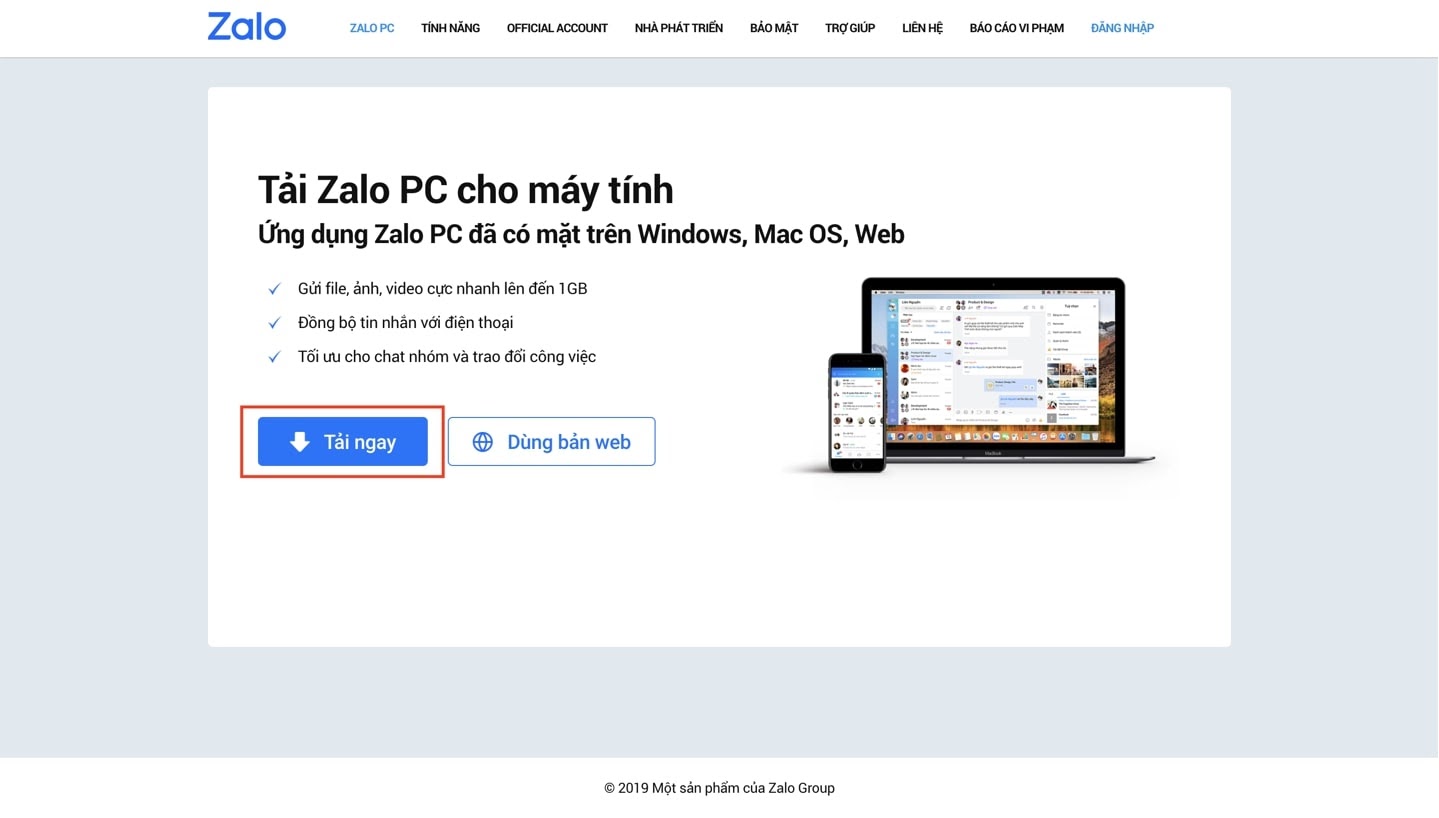 zalo for mac