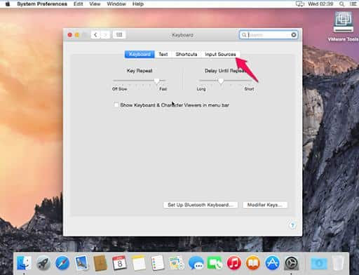 Cài đặt tiếng Việt cho MacBook cách 2 bước 3.2