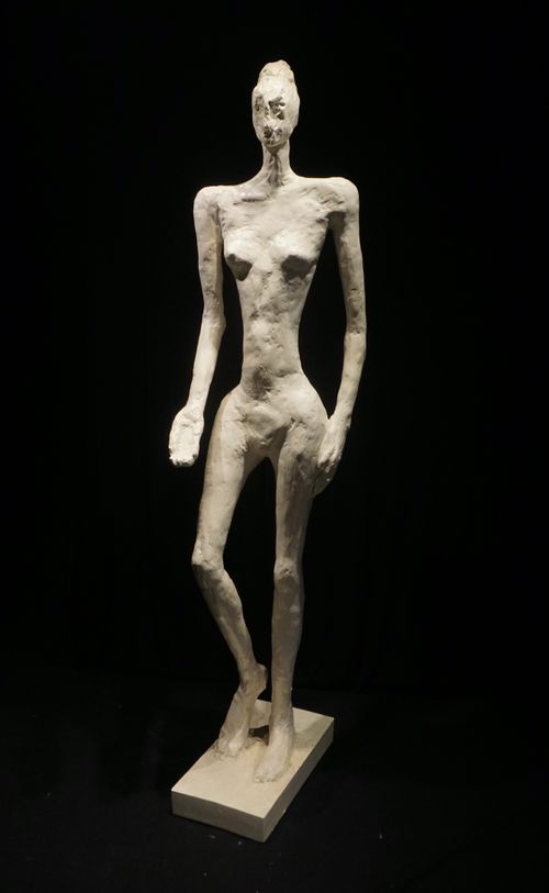 "The Hours of this Night", ceramic, 52" x 13" x 10"