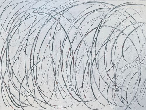 "Disconnected" 2023, oil on canvas, 36” x 48”