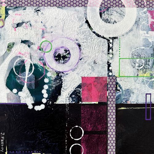 “Heliotrope” 2023, 12” x 12”