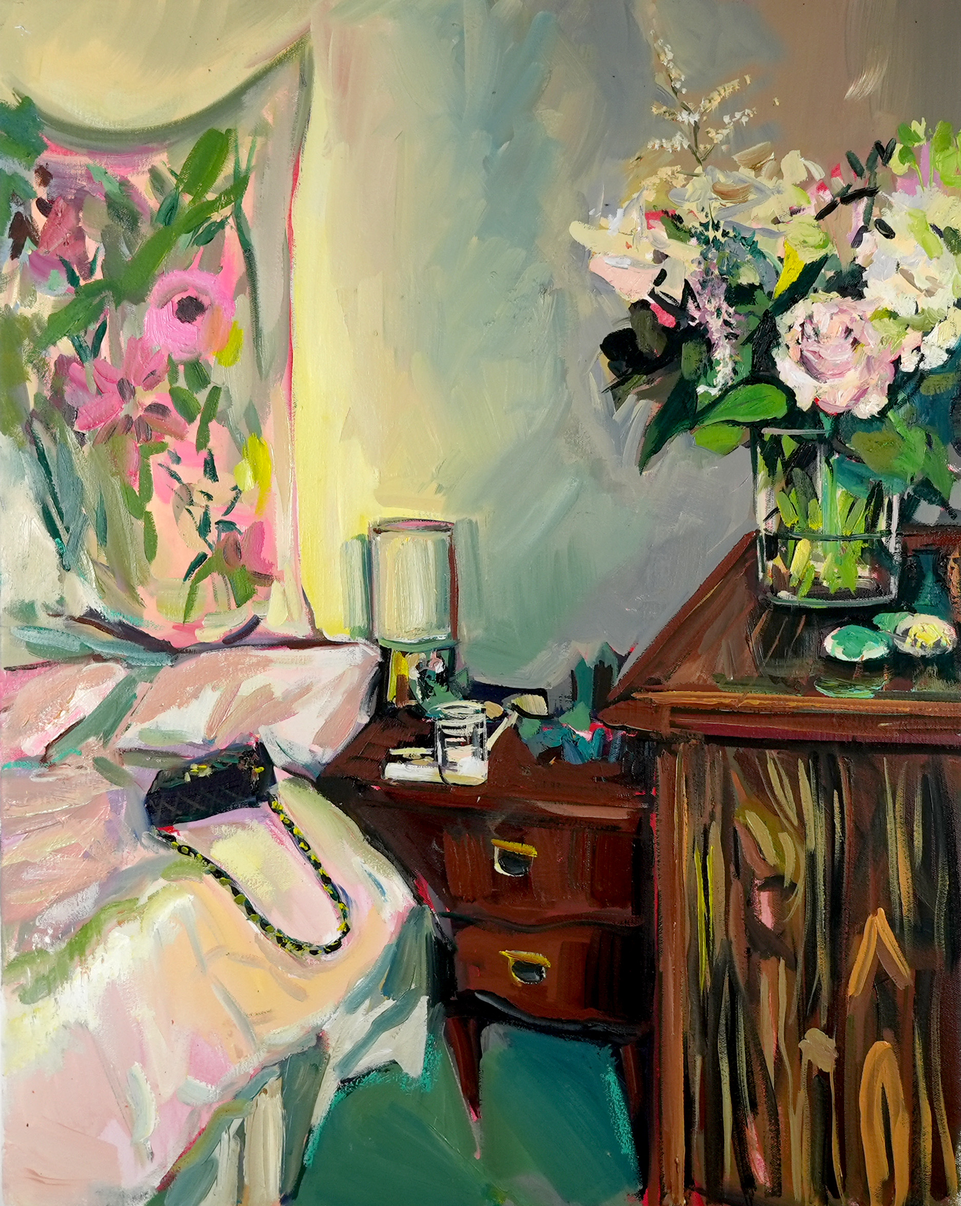 "Daytrip" 2024, oil on canvas, 24" x 30"