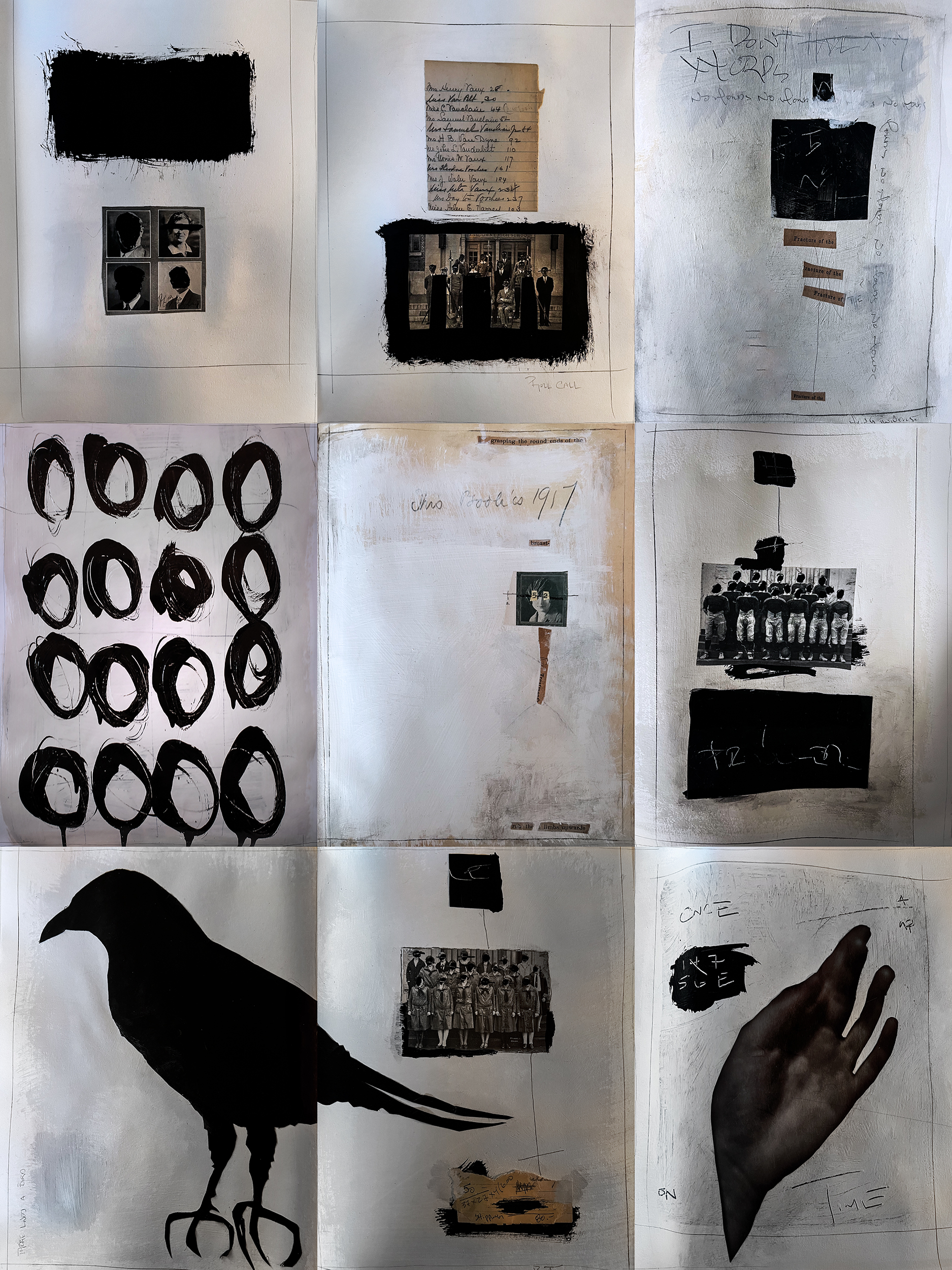 "Once Upon A Time" mixed media on canvas, 24 x 32 inches