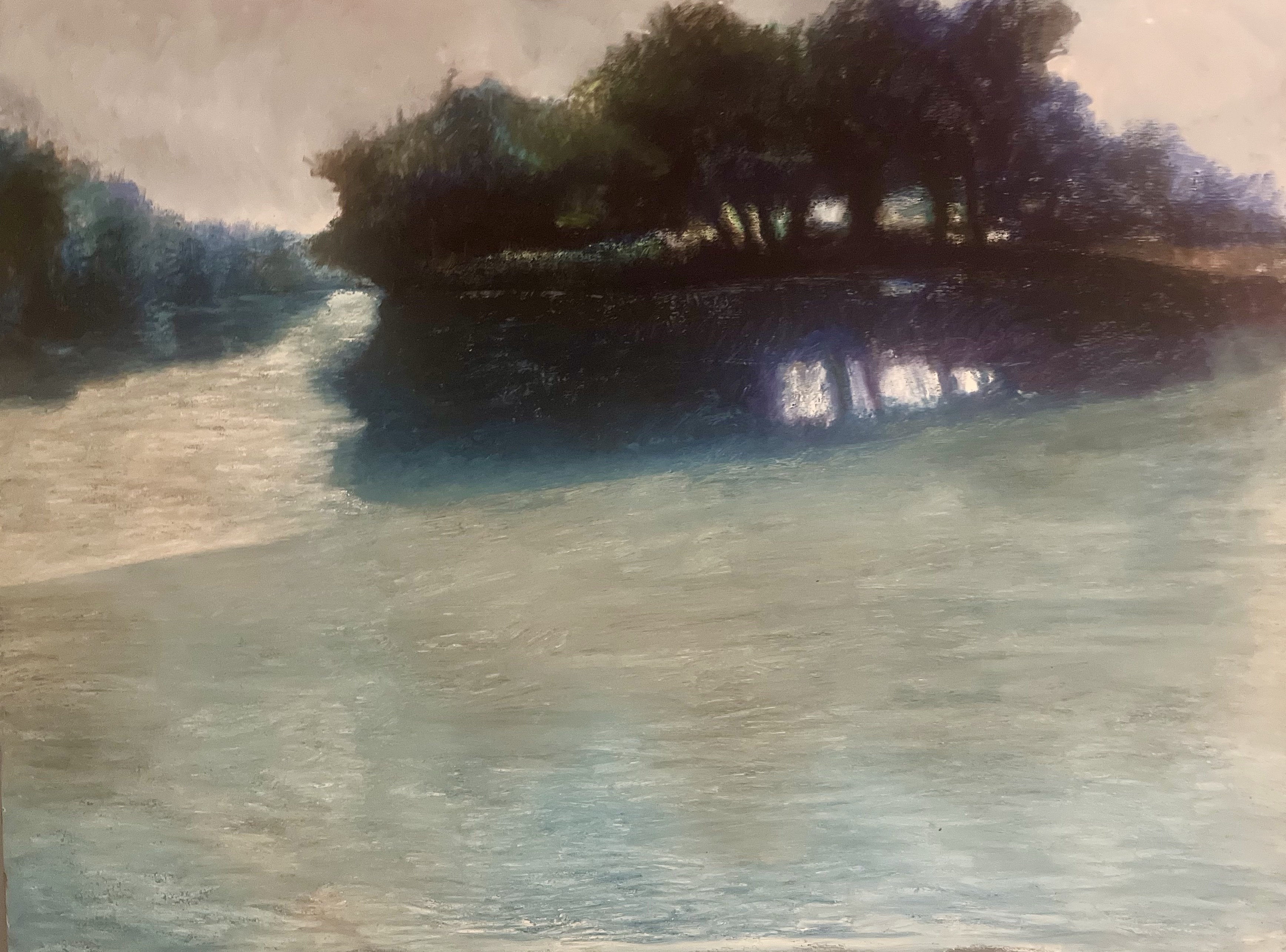 “Tyler Falls“ oil, 36 x 48 inches