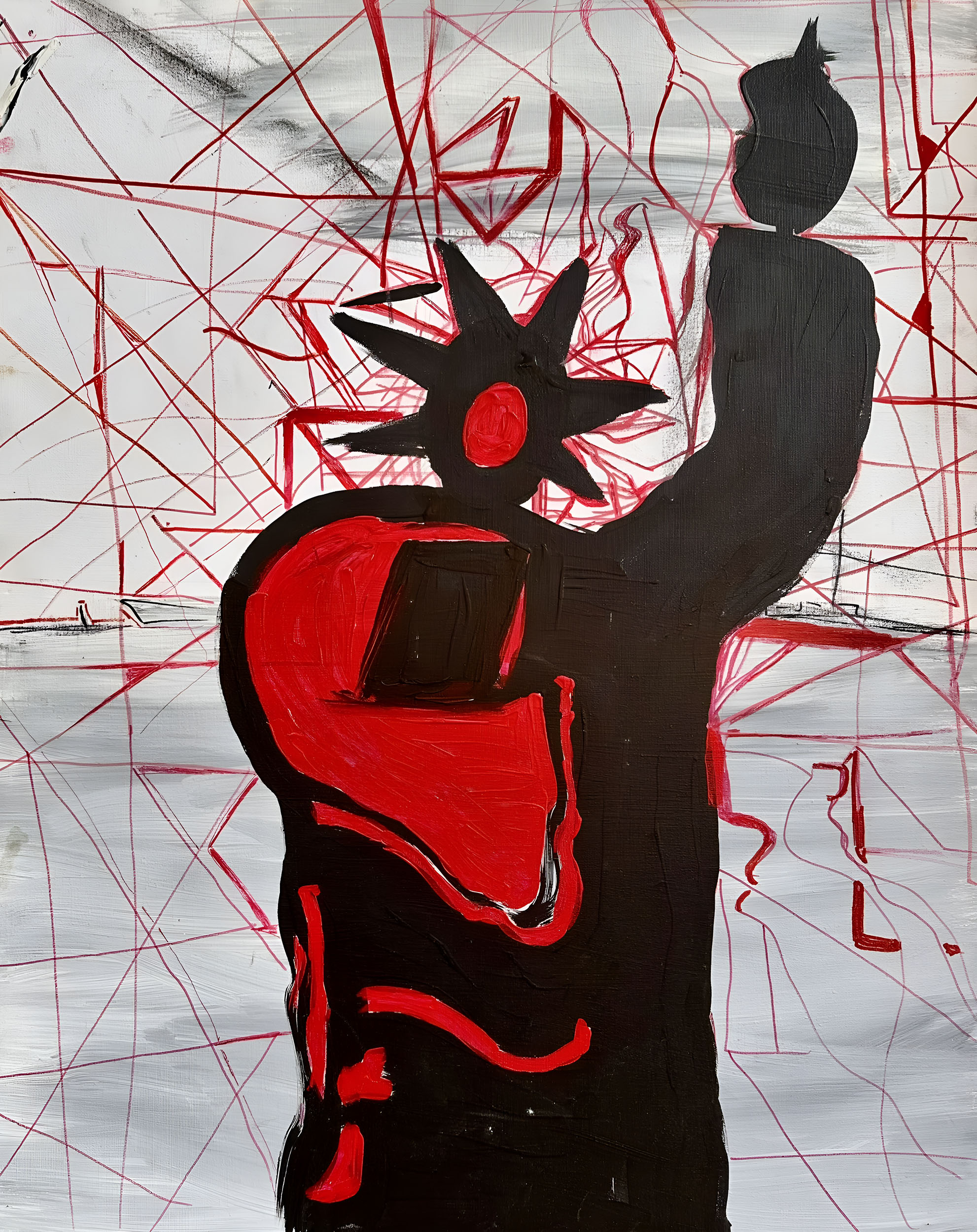 “Lady Liberty” acrylic on canvas, 36” x 24”