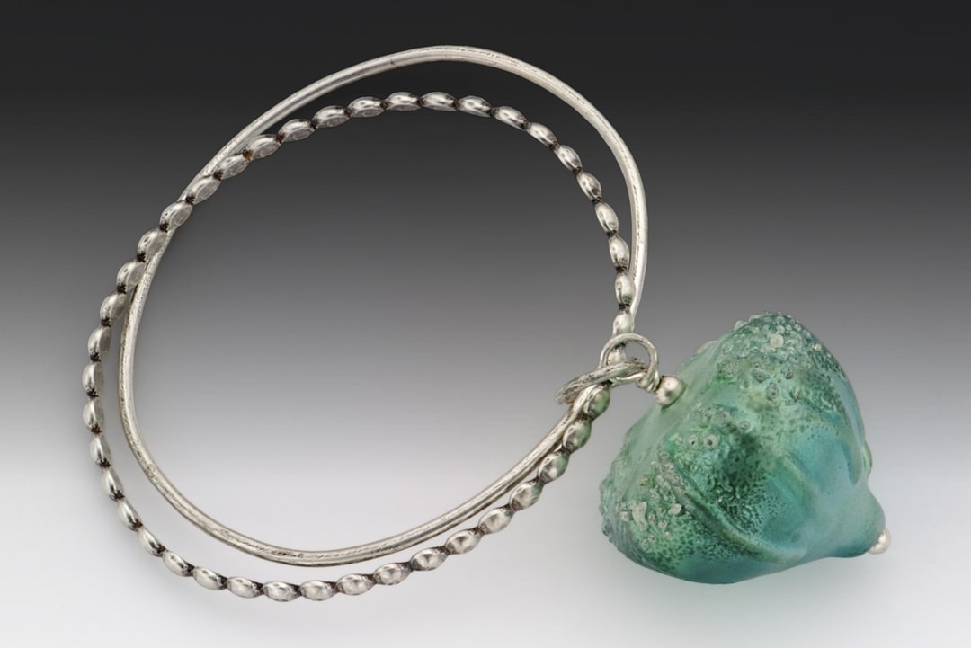 "Drifter Bracelet II" sterling silver forged bracelet