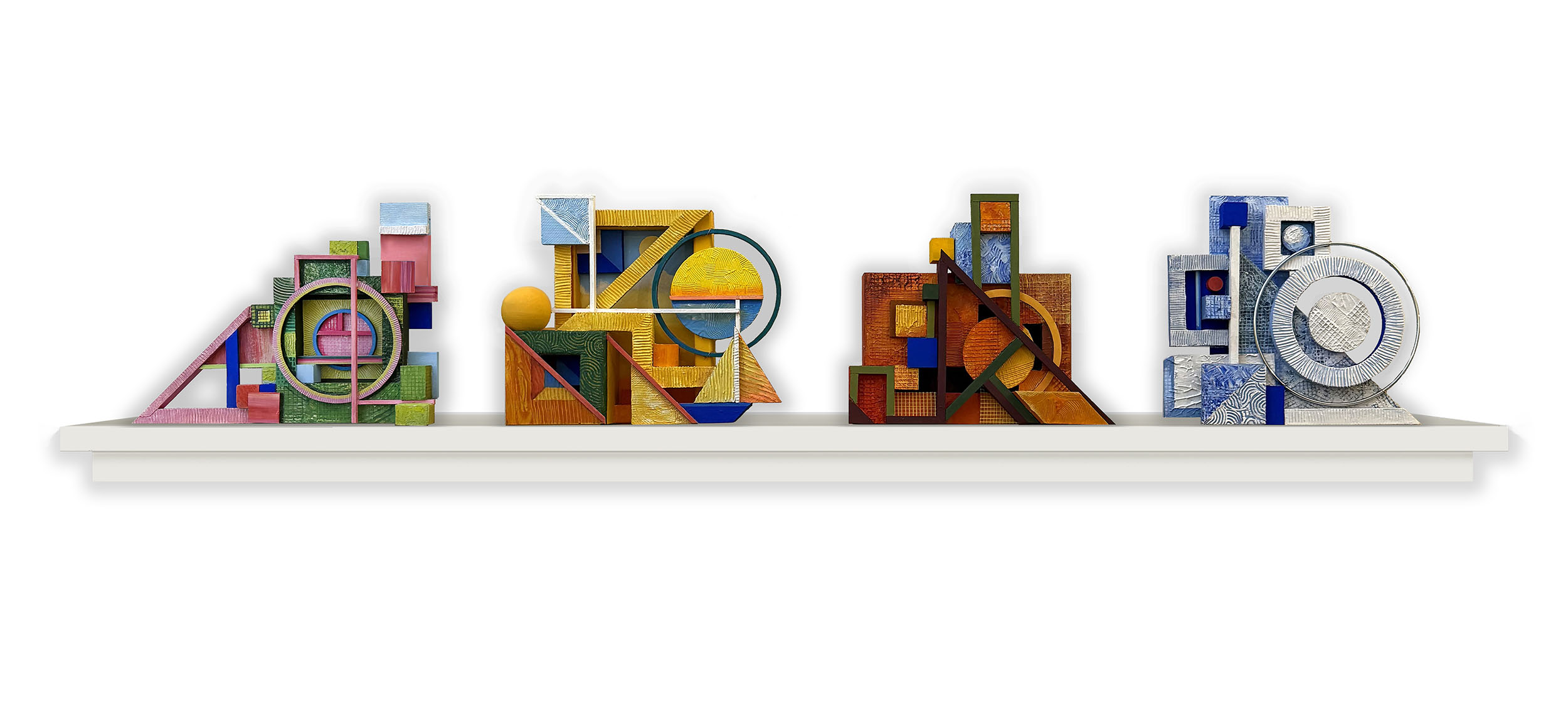 The Four Season 3D | 48 × 8 x 3 inches