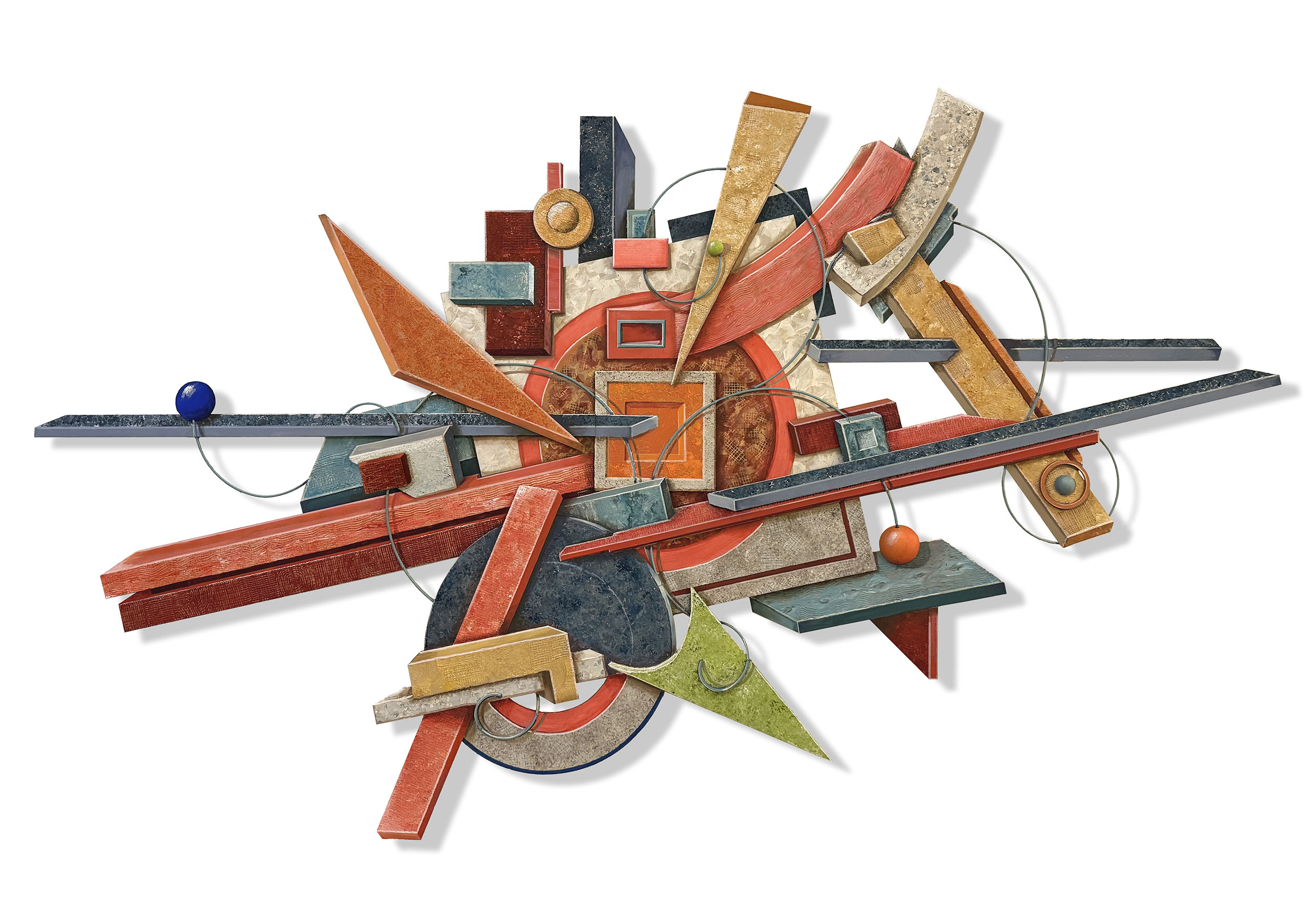 Counterpoint No. 3 (After Lissitky) | 38 x 60 x 2 inches