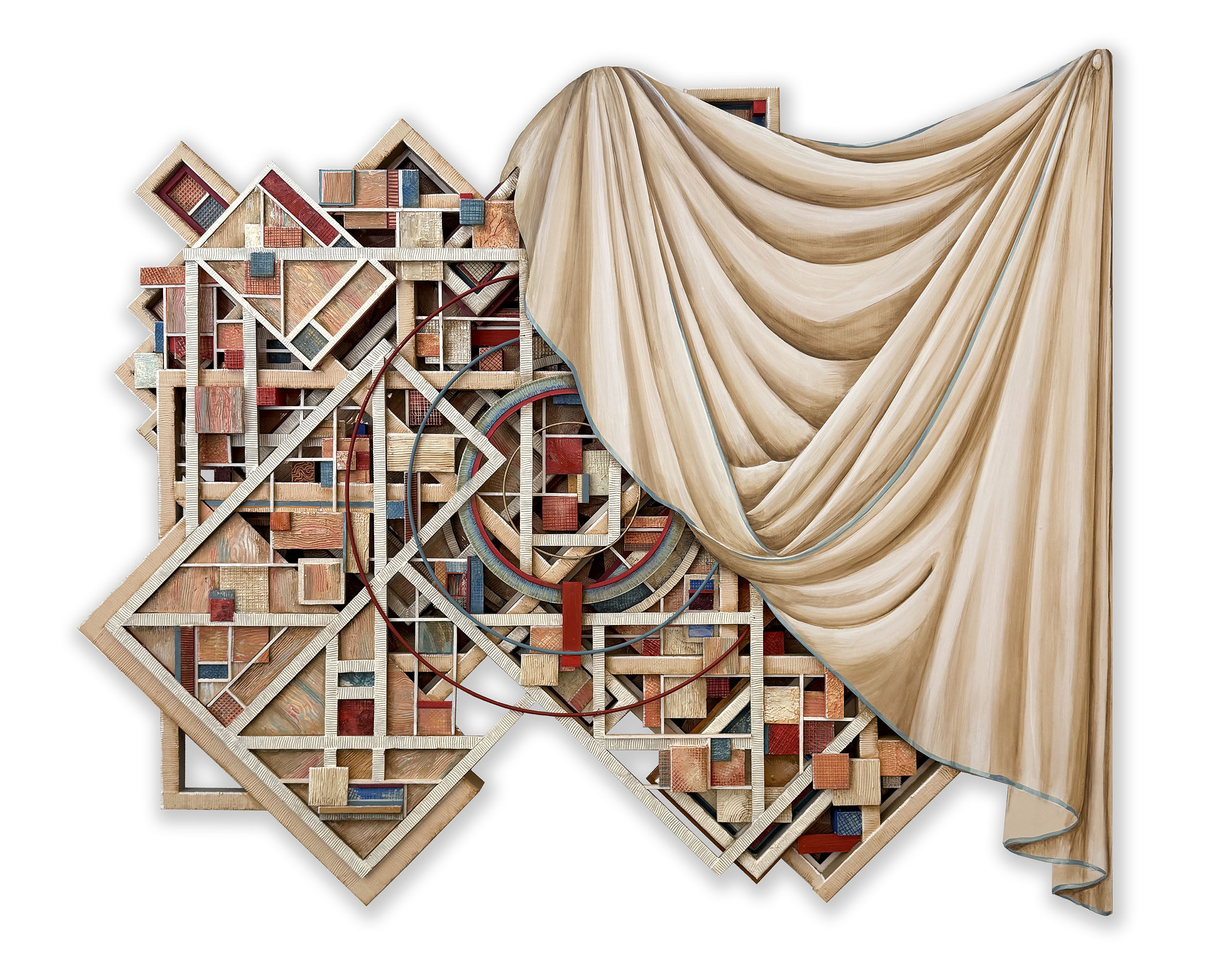 Trompe l'oeil Relief No. 12 | 36 × 42 x 2 inches