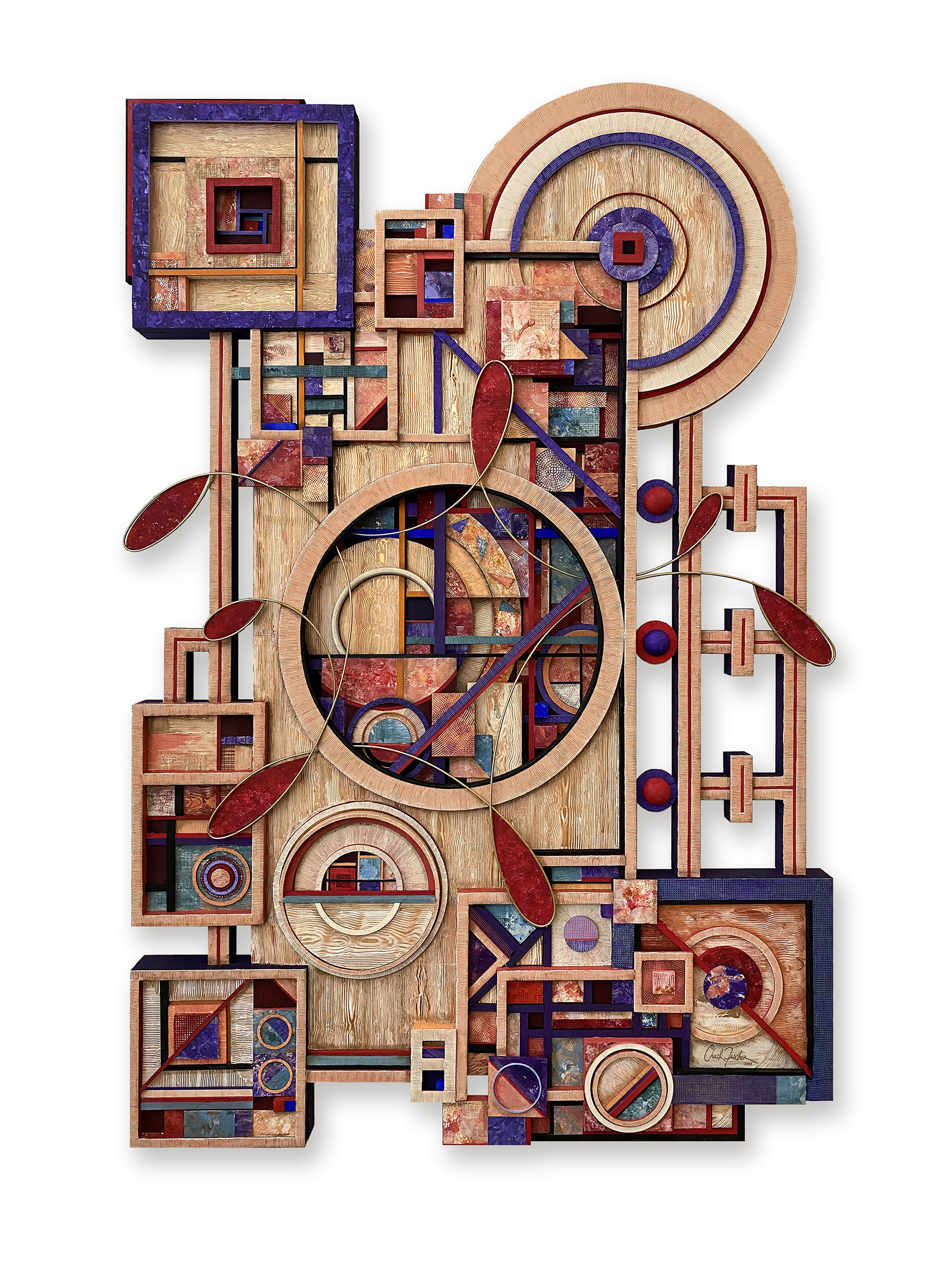 Tableaux Relief No. 3 | 74 x 50 x 3 inches