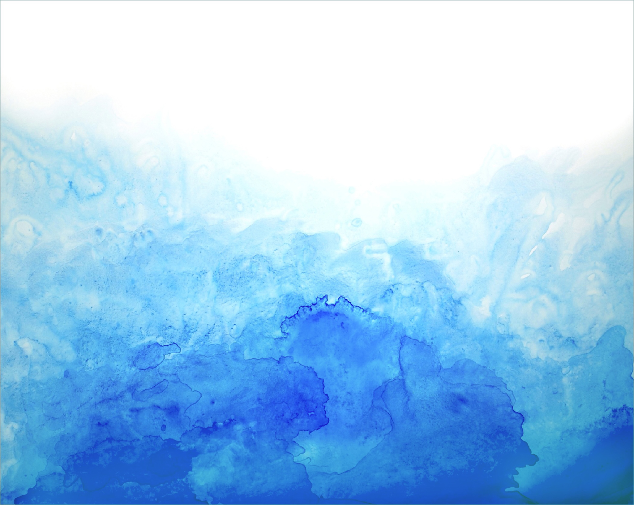 “Ocean Blue 01” Wax Pastel, 24" x 30"