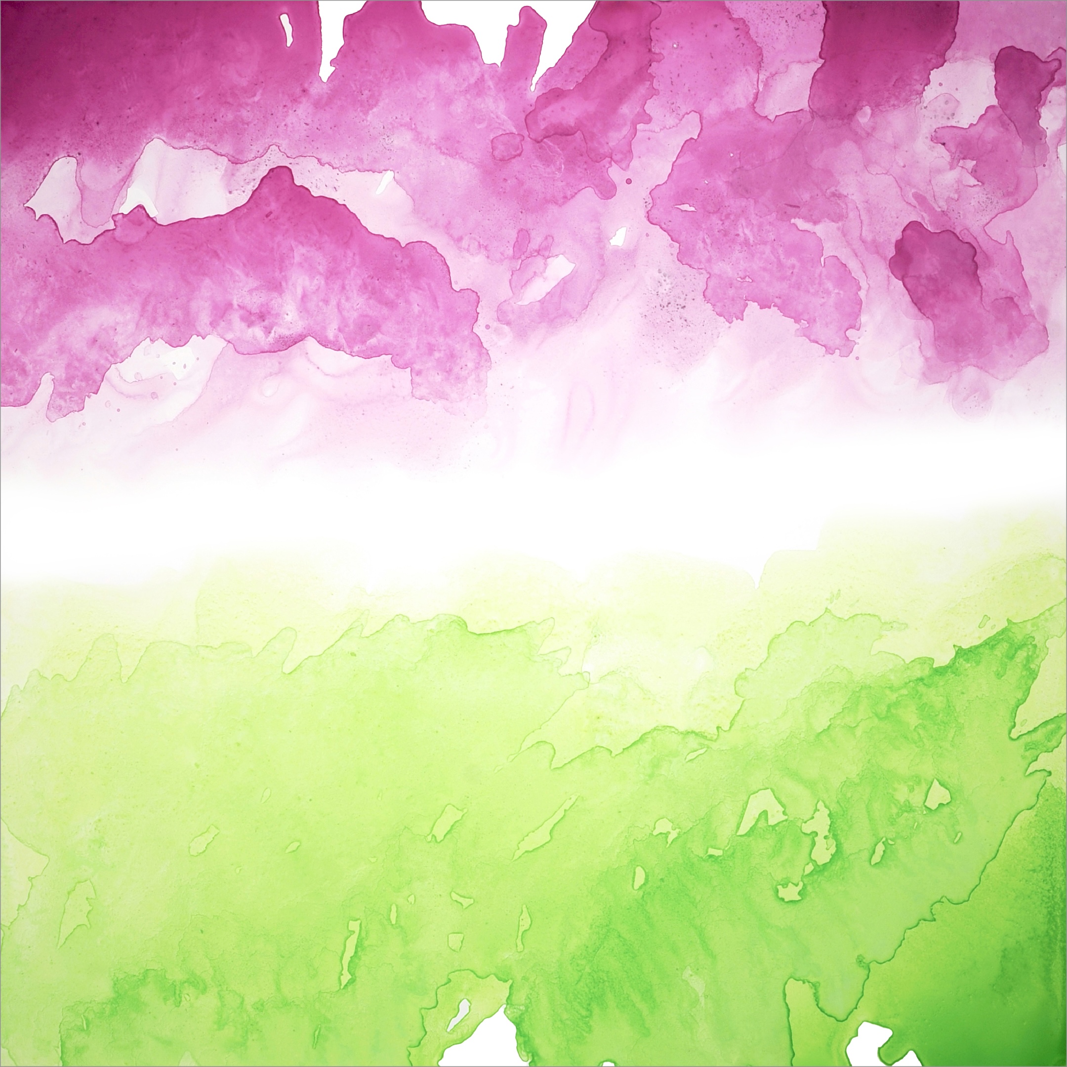 “Undercurrents Green Violet“ Wax Pastel, 24" x 24"