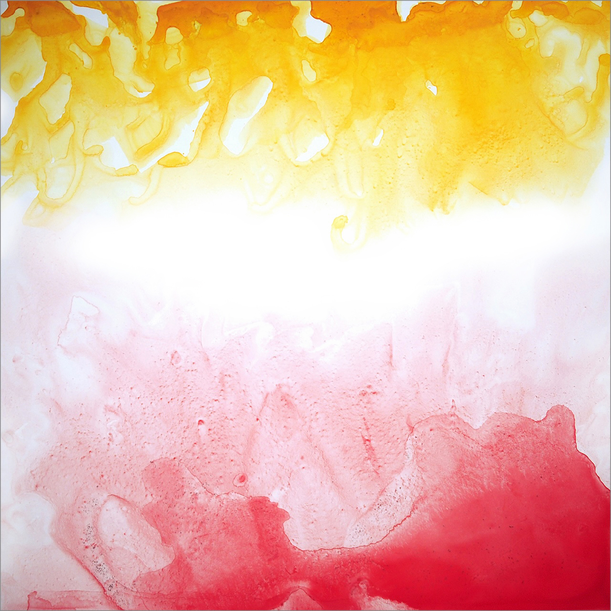 “Undercurrents Red Orange“ Wax Pastel, 24" x 24"