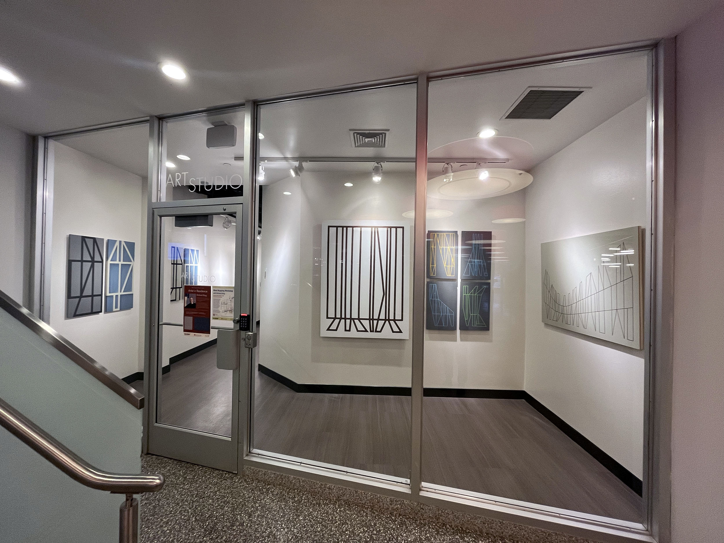 Richard King "Drift" exhibition in the Art Studio at Park Towne Place