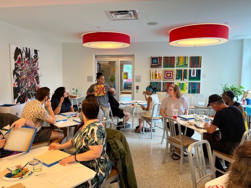 "Layered" Painting Workshop with Mia Fabrizio, July 19, 2025