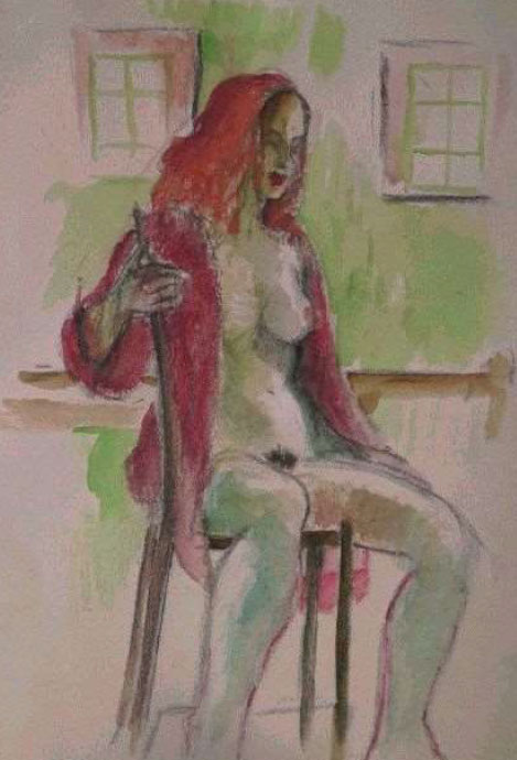 Figure Study in Green