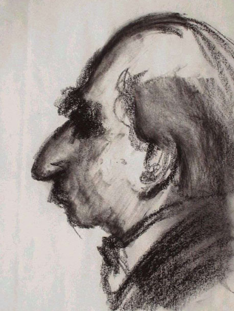 “Max Rudolf, Conductor” C. 1960 -1970s, Work on Paper, 14 × 11 in