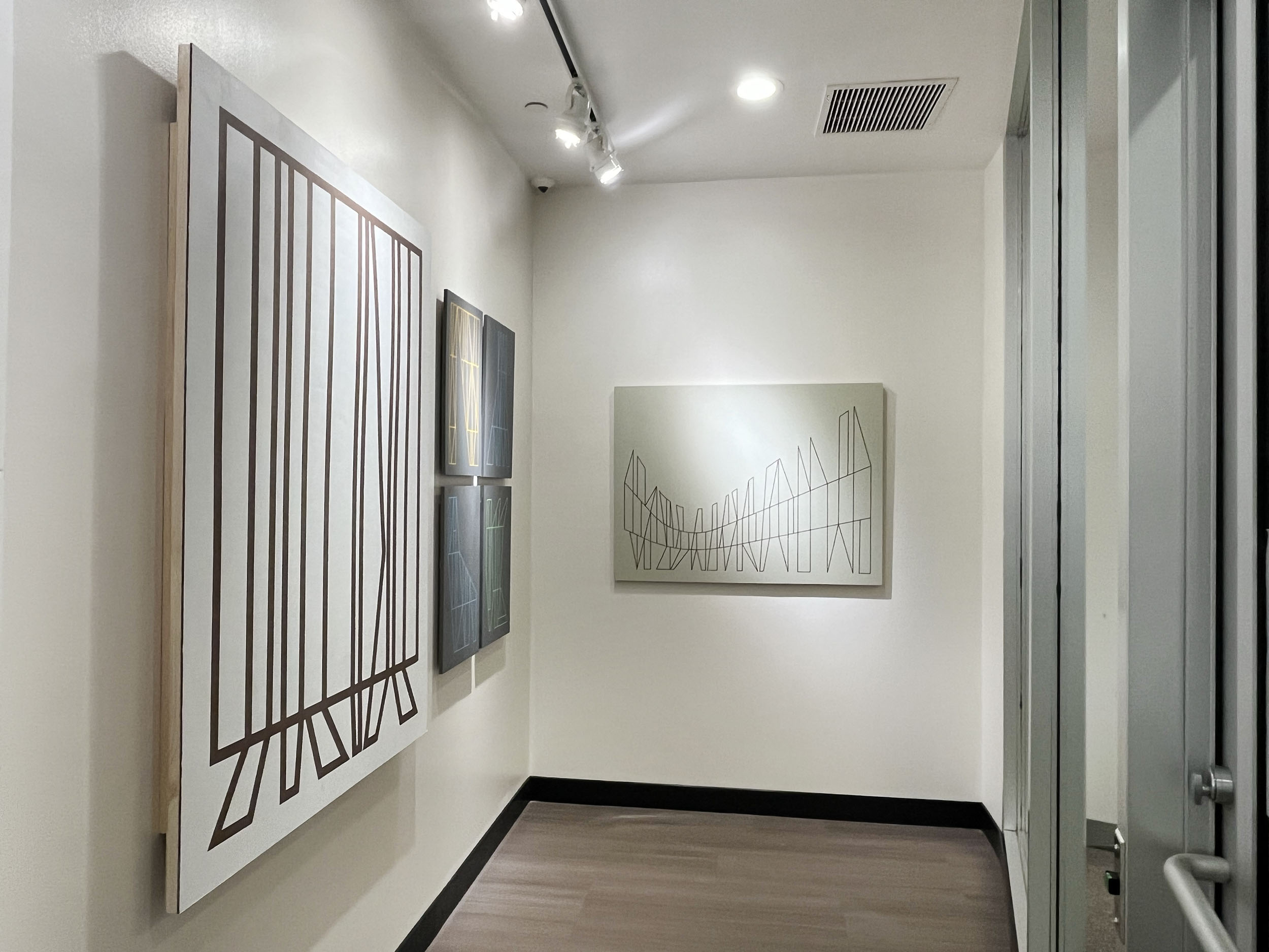 Artwork included in "Drift" in the Art Studio at PTP