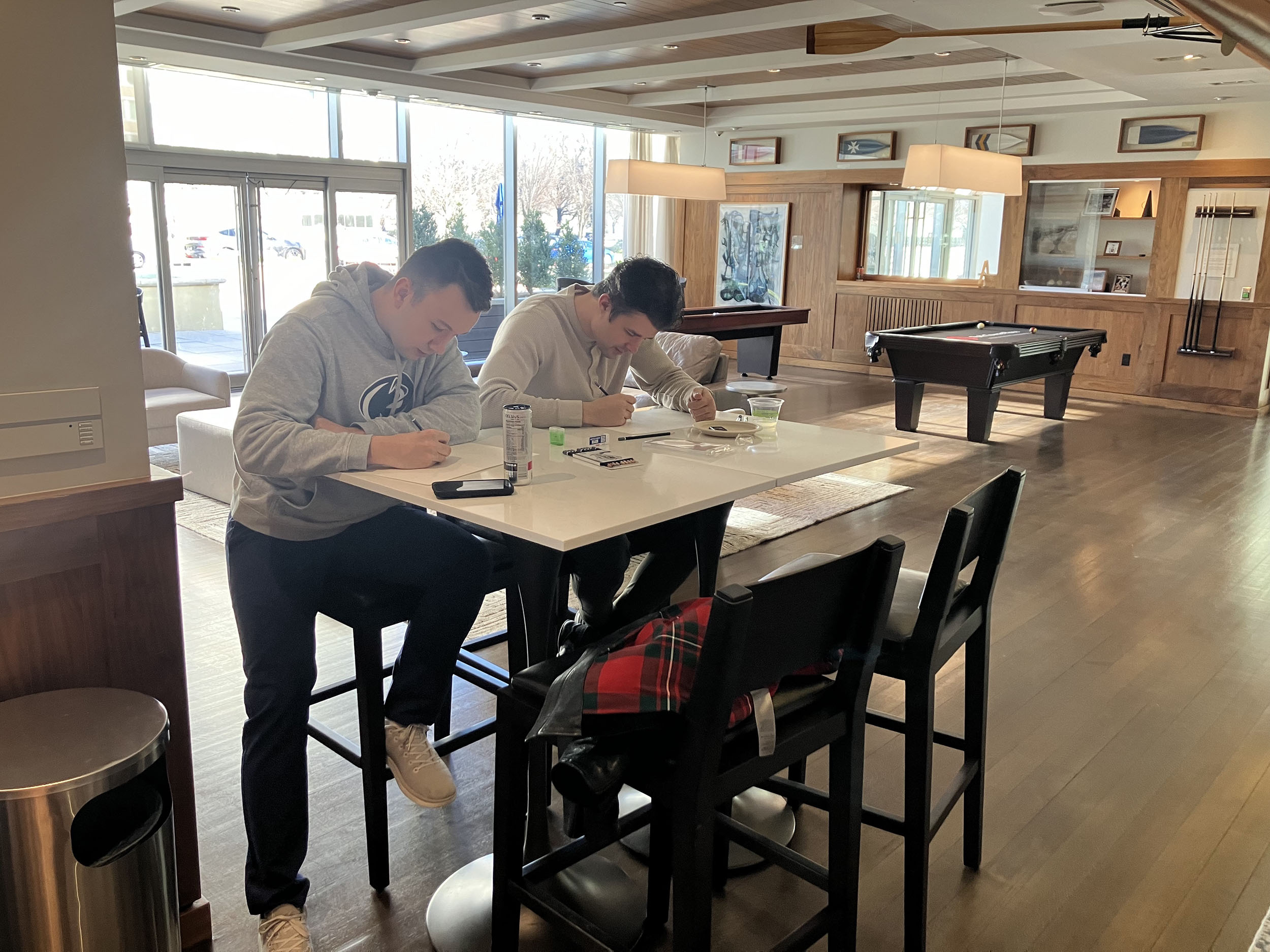 Participants in Richard King Mental Mapping Drawing Event, PTP Oar Pub, January, 2024