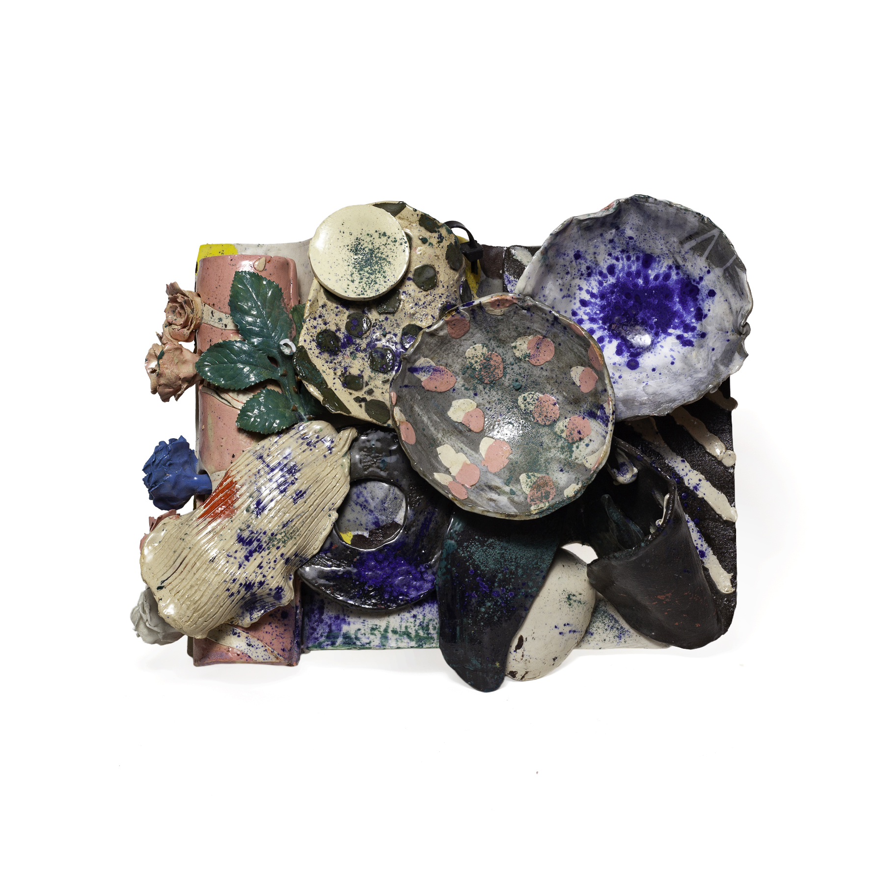 “Porcelain 14” glazed porcelain, 16” x 12" x 5"