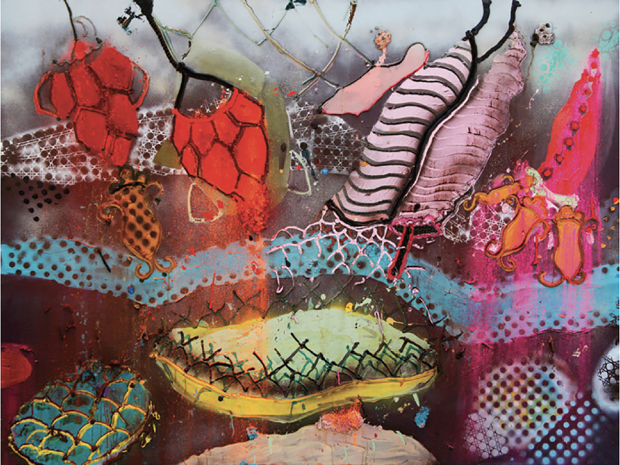 "Fruta Boa" 2017, oil on canvas, 60" x 80"