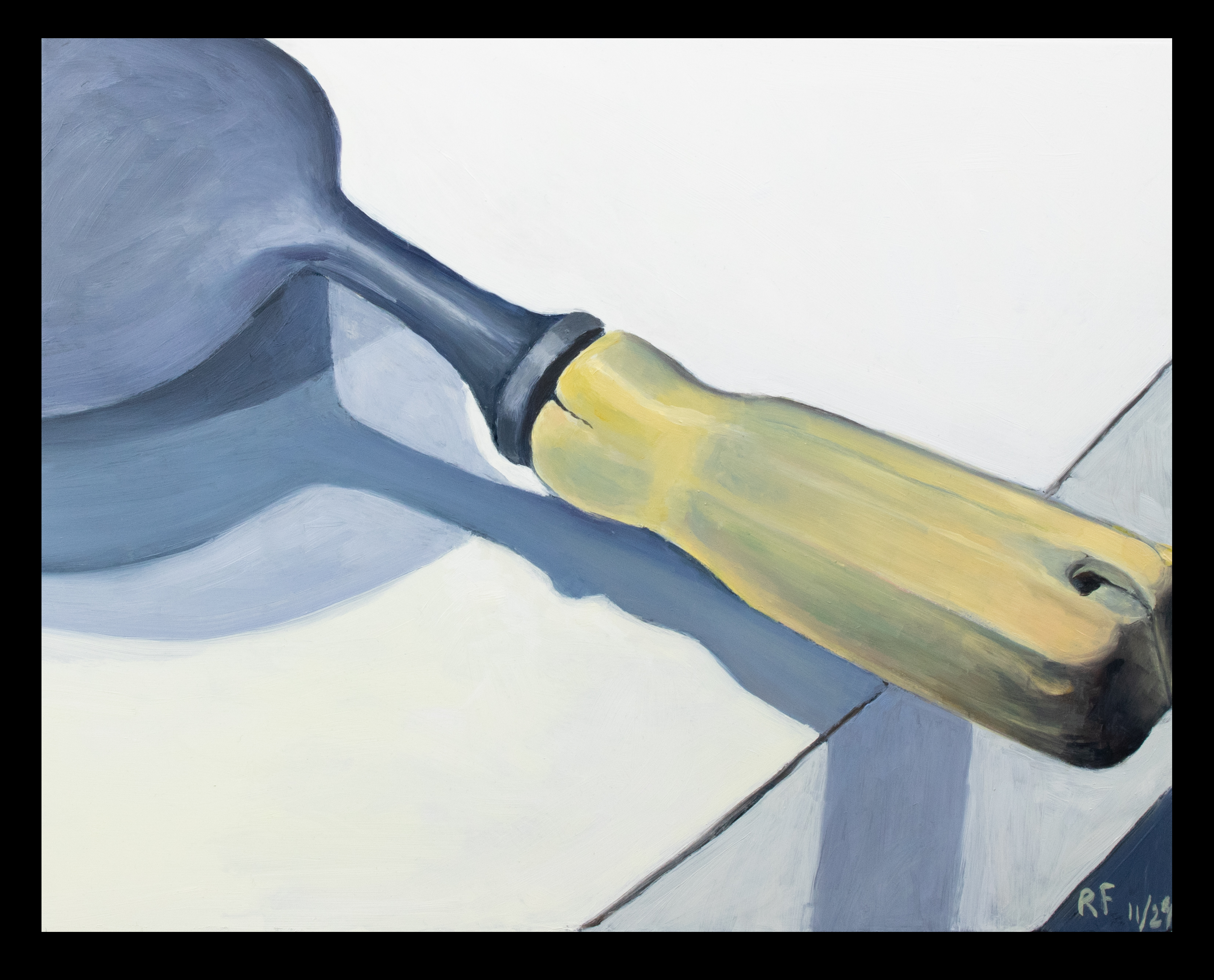 “Ice Cream Scoop” Oil on canvas panel, 11” x 14”