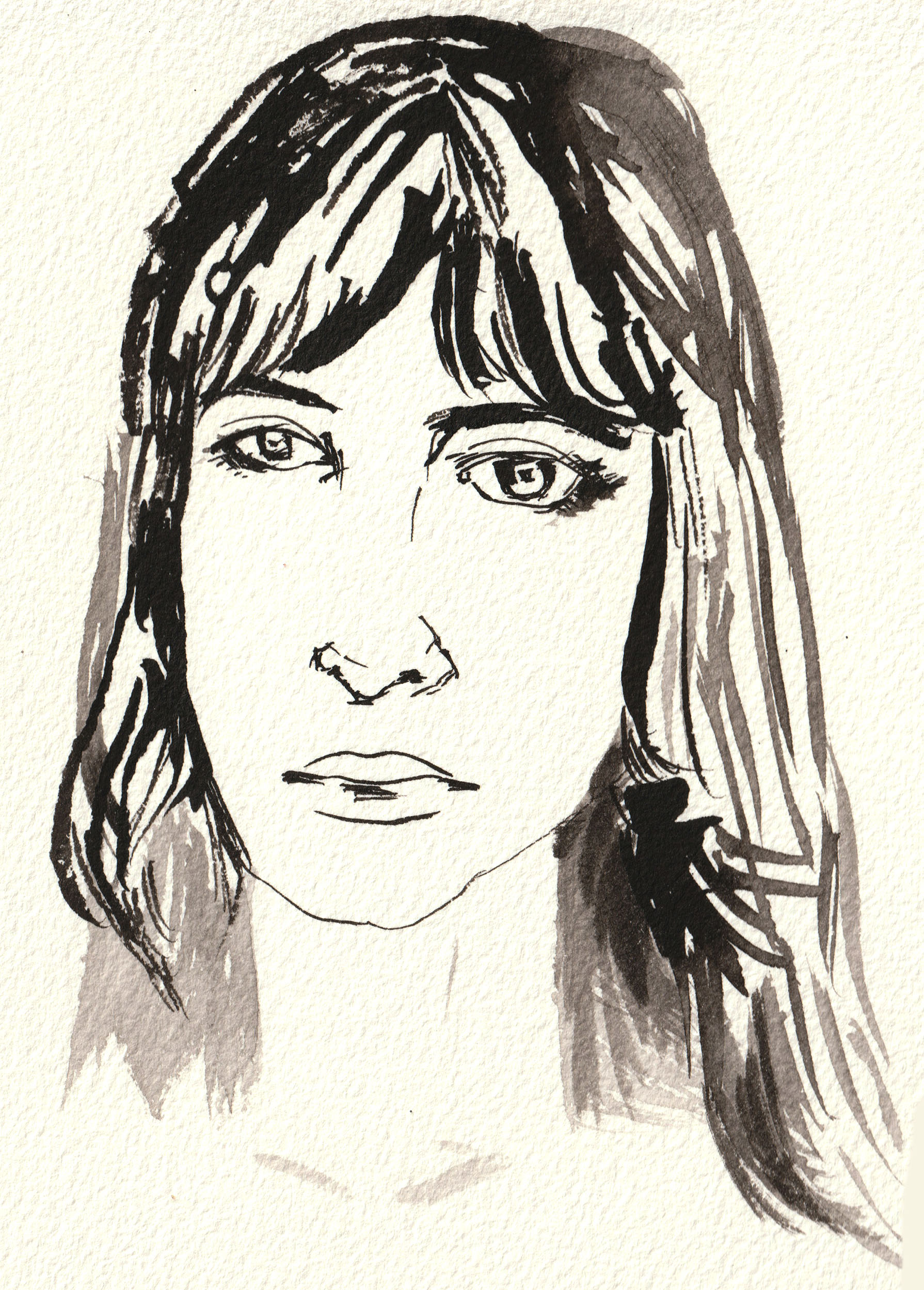 "Perception of a Different Reality" Ink on paper 3” x 4”