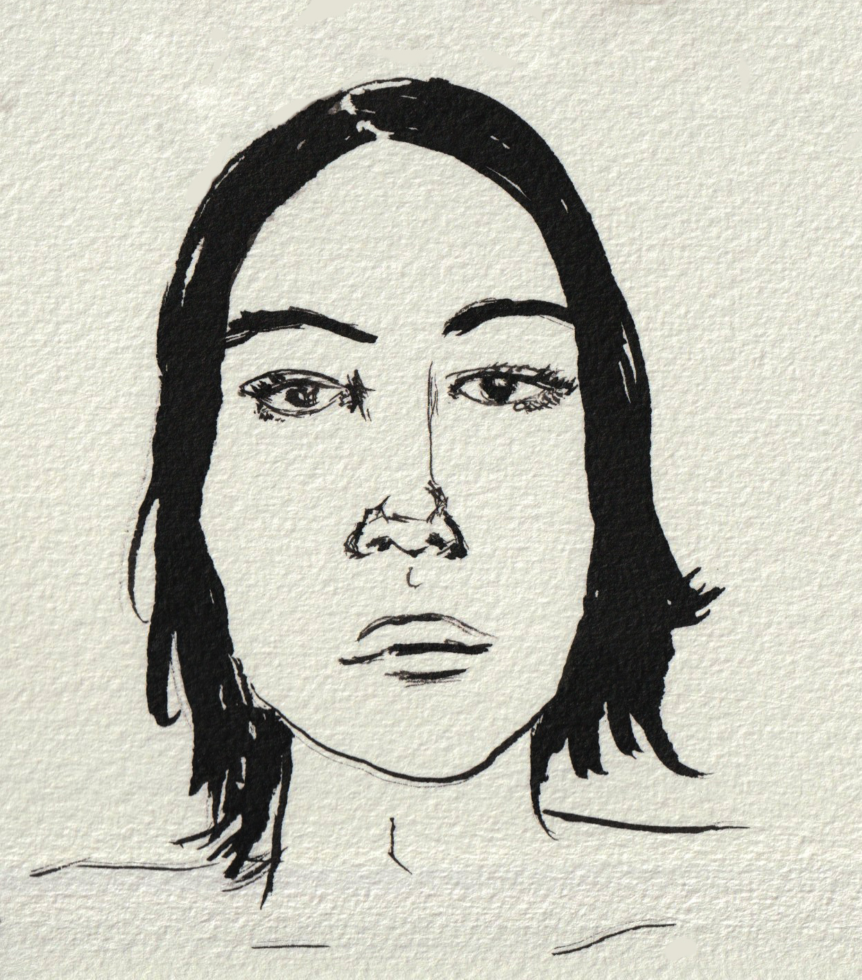 It was Almost Too Perfect" Ink on paper 3” x 4