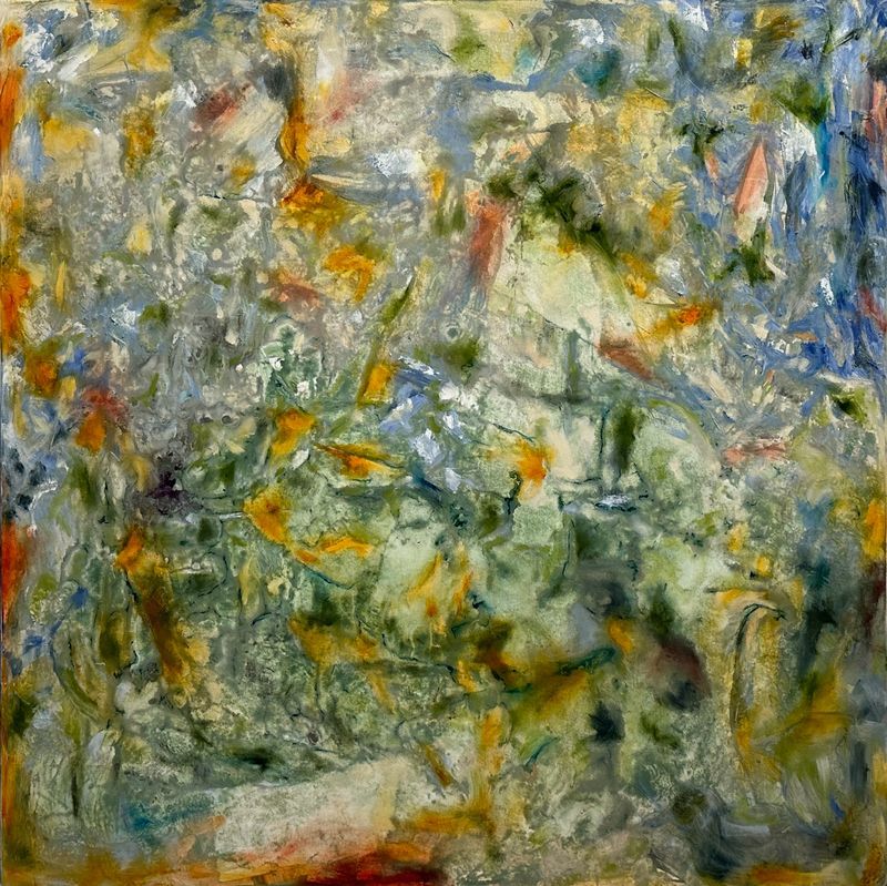 "Magnificent Beings" oil on canvas, 30" x 30"