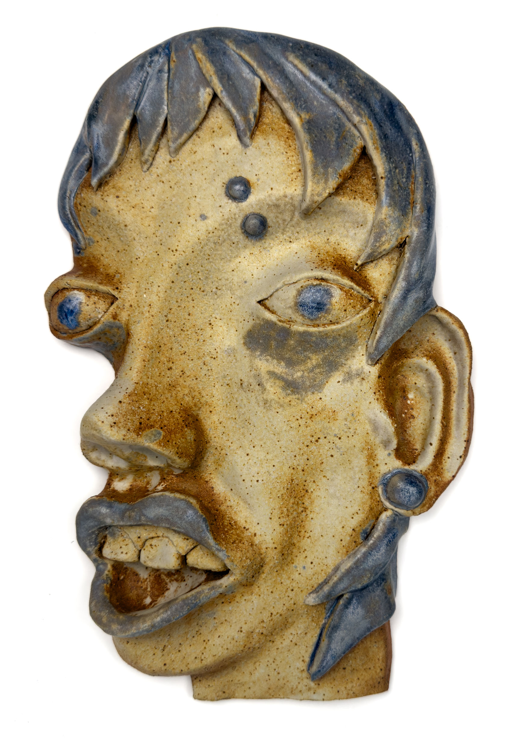 Riley L, 2024, sculpture, ceramic, 8” x 12”