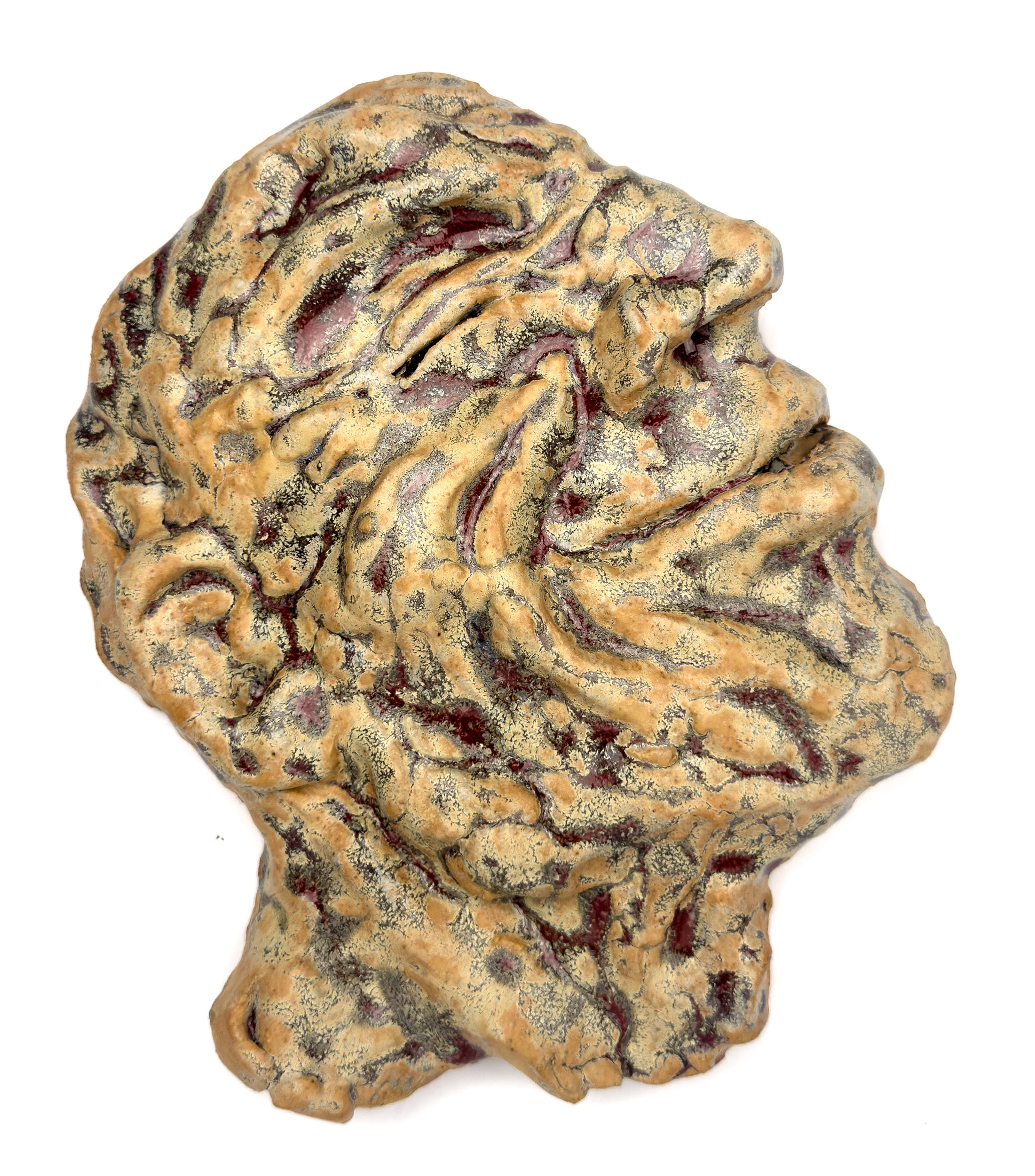 Victor C, 2025, sculpture, ceramic, 9” x 9”