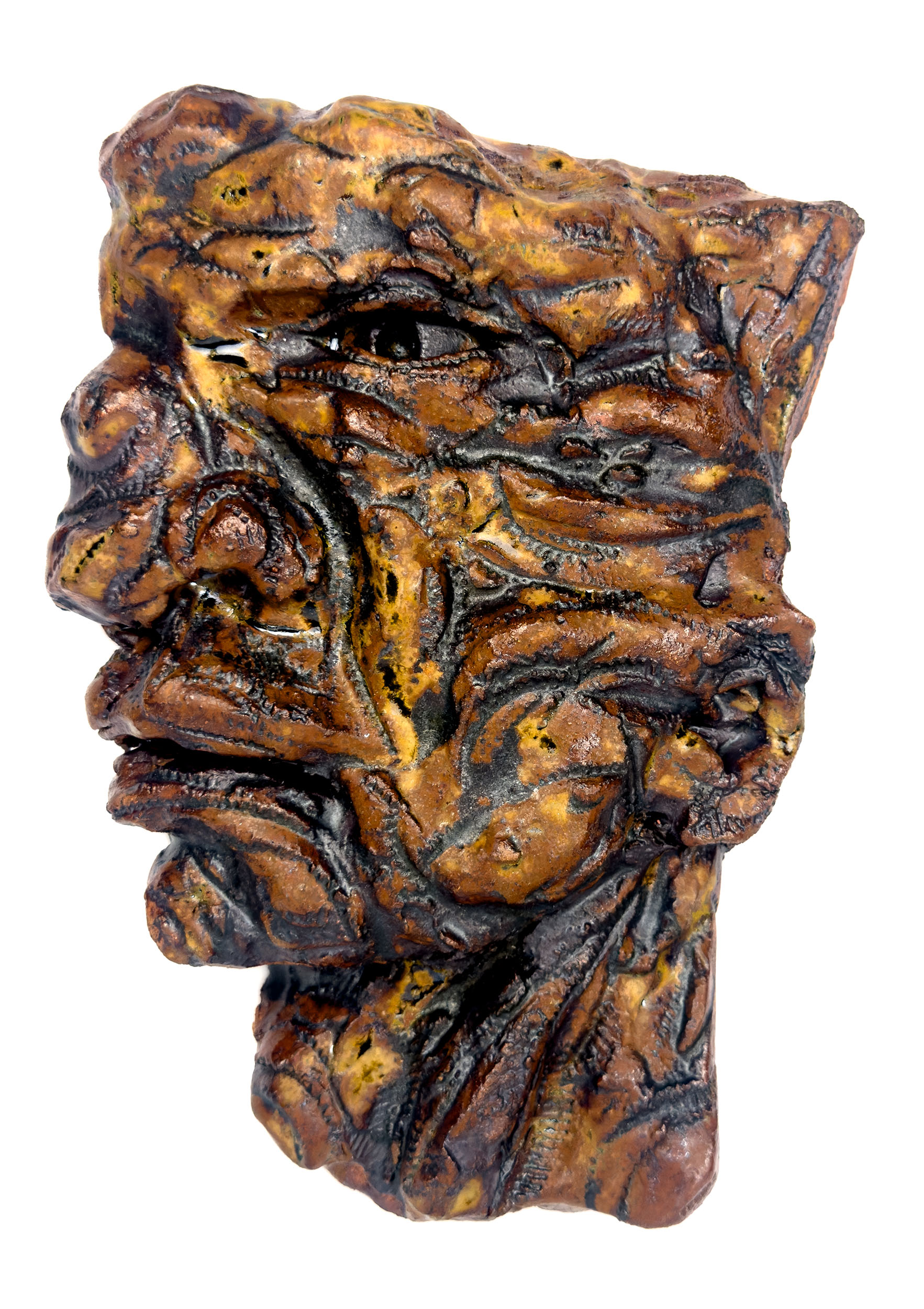 Edward D, 2025, sculpture, ceramic, 9” x 11”